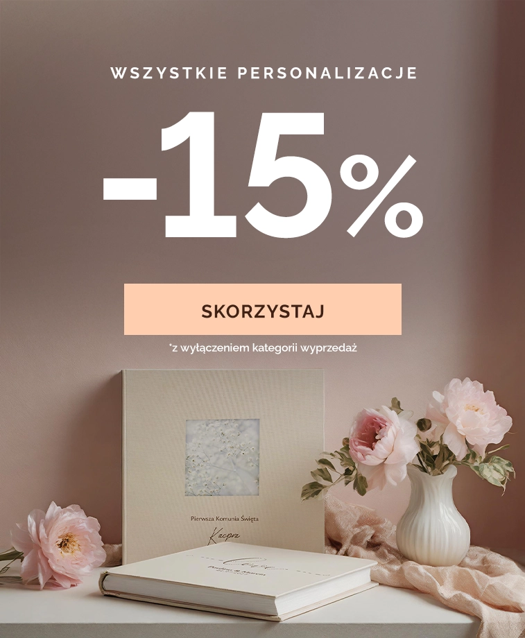 15% na personalizację 