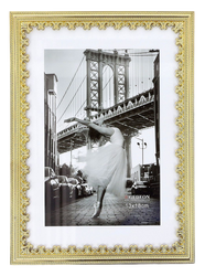 Ramka na zdjęcie złota 13x18 złota metalowy odlew