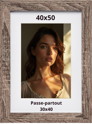 Ramka na zdjęcie 40x50 Sopot ciemnoszary
