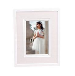 Ramka na zdjęcie 10x15 Velvet White
