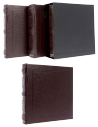 Zestaw 3 albumów BOX Jurnal 3x200 zdjęć 10x15 ciemny brąz