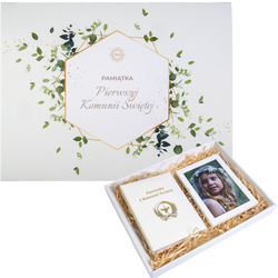 Zestaw komunijny ramka 13x18 + album 36 zdjęć 10x15