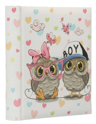 Album kieszeniowy dziecięcy 200 zdjęć 10x15 Sówki
