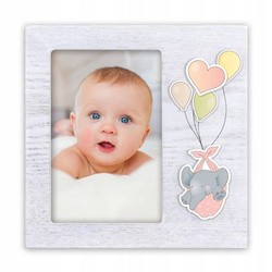 Ramka dziecięca dla dziewczynki 10x15 ze słonikiem