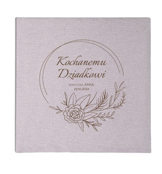 Album kieszeniowy na 500 zdjęć 10x15 Mustang Grey, personalizacja Dzień Dziadka