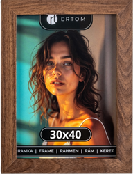 Ramka na zdjęcie 30x40 brązowa klasyczna Vienna