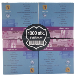 Fotoprzylepce do albumów tradycyjnych 4x250 sztuk Henzo