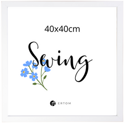 Ramka na zdjęcie 40x40 biała Multi-Swing nowoczesna MDF