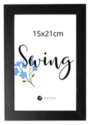 Ramka na zdjęcie 15x21 czarna Multi-Swing nowoczesna MDF