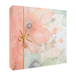 Album na segregatorze 600 zdjęć 10x15 Flora różowe kwiaty