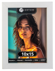 Ramka na zdjęcie 10x15 biała klasyczna Vienna