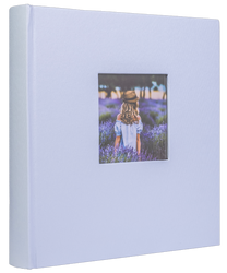 Album kieszeniowy na 200 zdjęć 10x15 Belize błękit z okienkiem