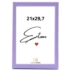 Ramka na zdjęcie A4 wąska 21x29,7 fioletowa