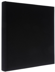 Album tradycyjny 60 czarnych stron Linen czarny