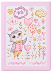 Album kieszeniowy 200 zdjęć 10x15 różowy dziecięcy Baby