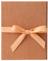 Album jamnik na 12 zdjęć 15x21 Linen orzech czarne karty