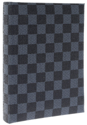 Album kieszeniowy 15x21 50 zdjęć czarno-szara szachownica