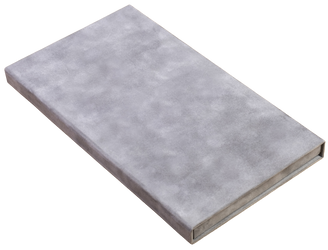 Pudełko na 50 zdjęć 15x21/23 szary welur + pendrive