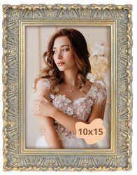 Ramka na zdjęcie 10x15 Vintage portretowa postarzana