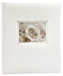 Album tradycyjny 40 stron czarnych Love White z oknem