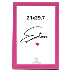 Ramka na zdjęcie 21x29,7 A4 różowa