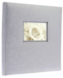 Album tradycyjny 40 czarnych stron Love Silver z okienkiem