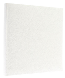 Album tradycyjny 20 czarnych stron Clean White biały rys