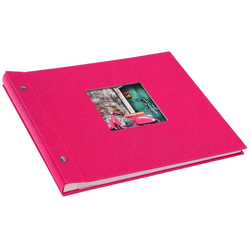 Album tradycyjny skręcany różowy 40 białych stron Bella Vista