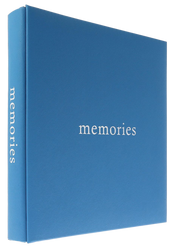 Album nitowany 500 zdjęć 10x15 niebieski Wspomnienia
