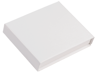 Pudełko na pendrive Mag Elegant biała ekoskóra 10,5x13