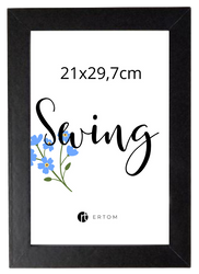 Ramka na zdjęcie 21x29,7 A4 czarna Multi-Swing MDF