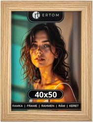 Ramka na zdjęcie 40x50 Vienna naturalna nowoczesna