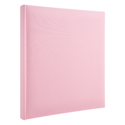 Album tradycyjny 60 białych stron materiałowy różowy