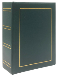 Album kieszeniowy na 100 zdjęć 10x15 Classic Green czarne karty
