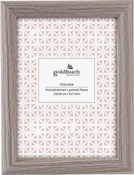 Ramka na zdjęcie 13x18 szarobrązowa szeroka rama