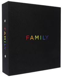 Album nitowany na 1000 zdjęć 10x15 ART czarny Family