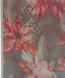 Album kieszeniowy 200 zdjęć 10x15 szary kwiatowy