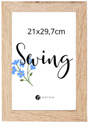 Ramka na zdjęcie 21x29,7 A4 naturalna skandynawska MDF