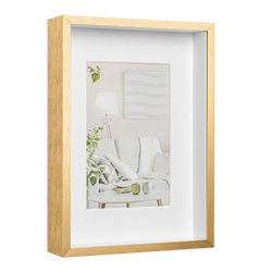 Ramka 3D na zdjęcie 15x21 z passepartout 10x15 Alu-Box złota