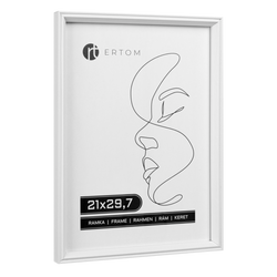 Ramka na zdjęcie A4 21x29,7 skandynawska Pamira biała