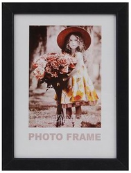 Ramka drewniana na zdjęcie 15x21 czarna
