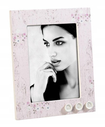 Drewniana ramka na zdjęcie 13x18 Pasja różowa