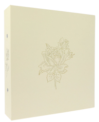 Album nitowany na 800 zdjęć 10x15 ART beżowy kwiatowy