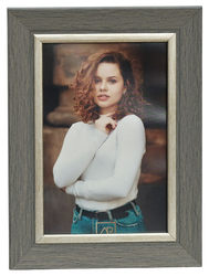 Ramka na zdjęcie 10x15 Flash szara nowoczesna