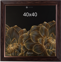 Ramka na zdjęcie 40x40 Gloria brązowa nowoczesna