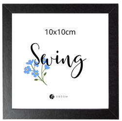 Ramka na zdjęcie 10x10 czarna nowoczesna Multi-Swing