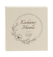 Album tradycyjny Goldbuch 60 stron czarne Beige, personalizacja Dzień Mamy