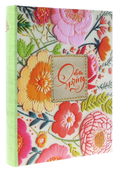 Album kieszeniowy na 200 zdjęć 10x15 zielony kwiatowy