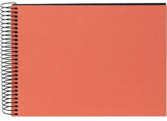 Album na zdjęcia wklejane Bella Vista łososiowa, 40 czarnych stron