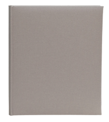 Album tradycyjny Linen szary 40 czarnych stron Ash